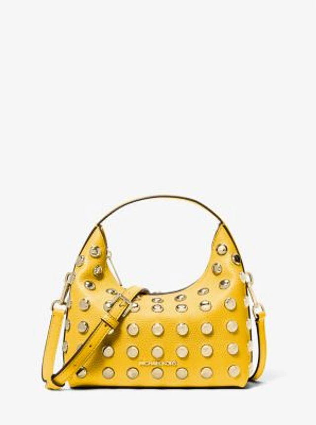 【中古】 What You Find There MichaelLally Michael Kors Ember Small Embellished Pebbled Leather