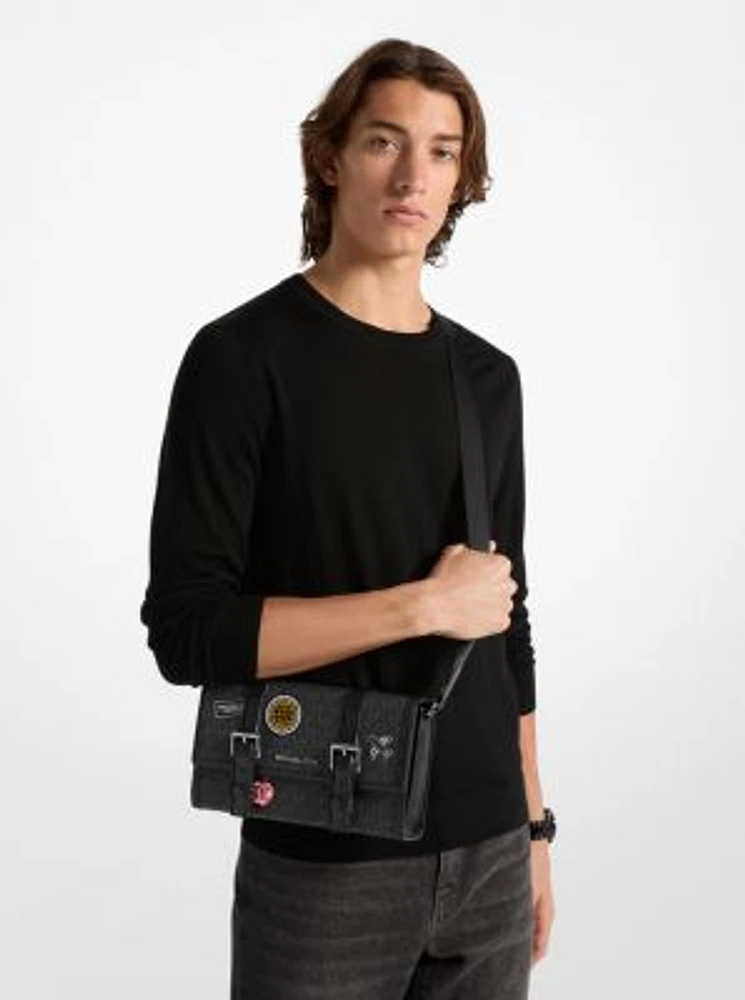 Michael Kors Cooper Embellished Signature Logo Trunk