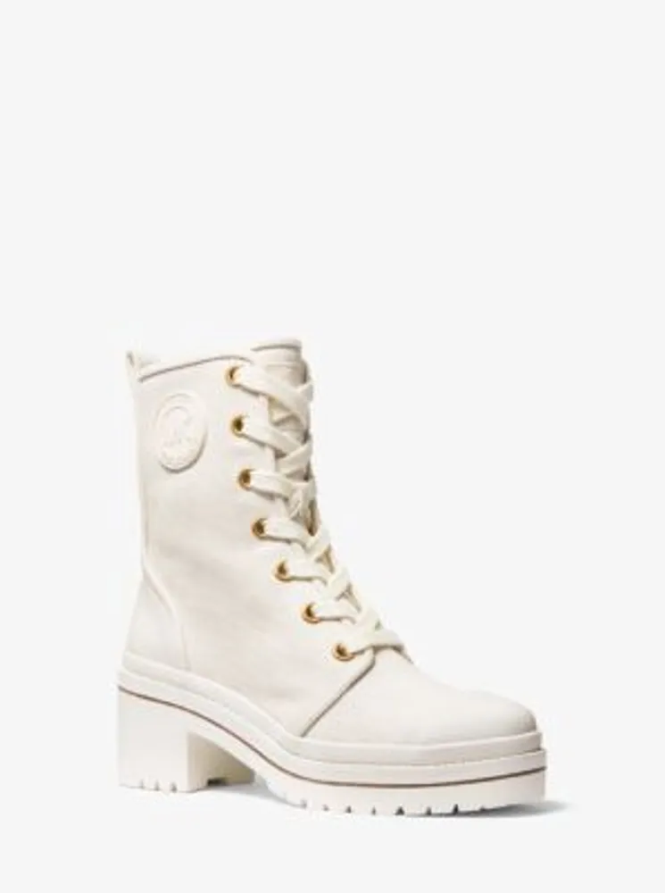 Michael kors anaka hot sale combat boots