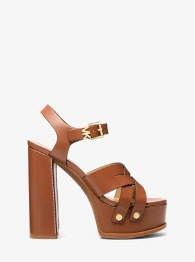 Michael Kors Carmen Faux Leather Platform Sandal | Arden Fair