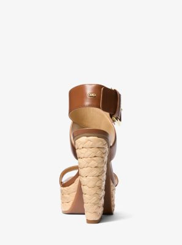 【Michael Kors】Rhoda プラットフォーム サンダル Rhoda Leather Platform Sandal | Michael Kors [US]