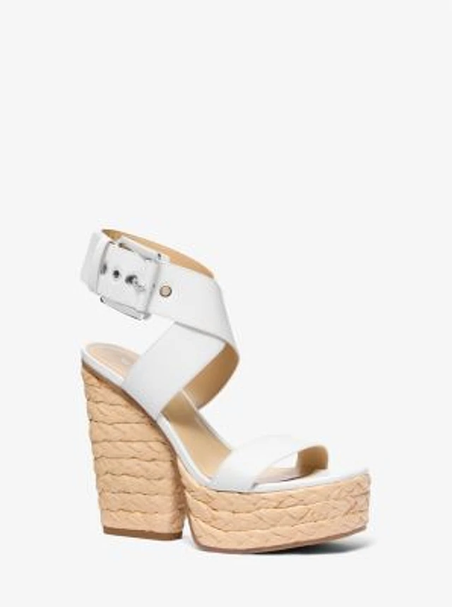 【Michael Kors】Rhoda プラットフォーム サンダル Rhoda Leather Platform Sandal | Michael Kors [US]
