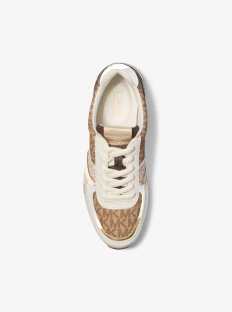 Michael Kors Andi Color-Block Signature Logo Trainer | Arden Fair