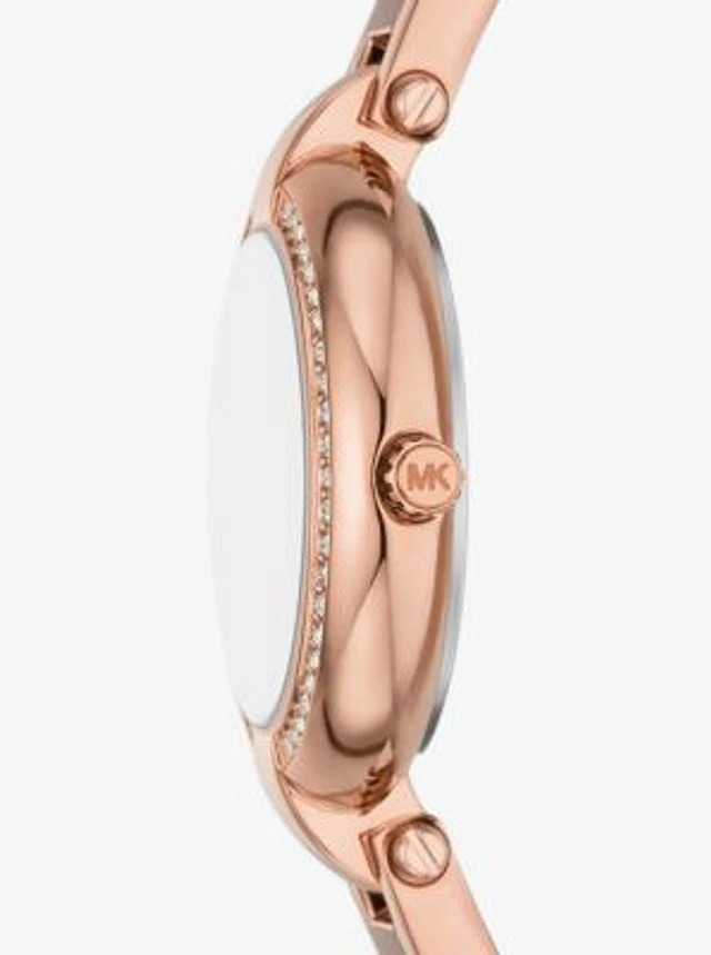 高質で安価 Michael Kors Mini Laney Rose Gold-Tone Bangle Watch | Arden Fair テープ・マスキングテープ