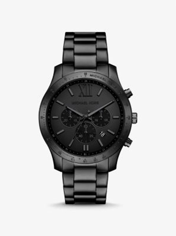 Black and white michael kors watch sale