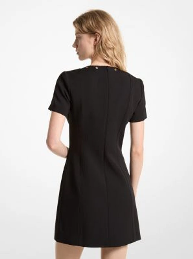 【関税&送料込】Michael By Michael Kors Textured Crepe Maxi Maxi dress with slit brand MICHAEL KORS — Globalbrandsstore