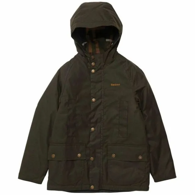 Boys 2025 waxed jacket