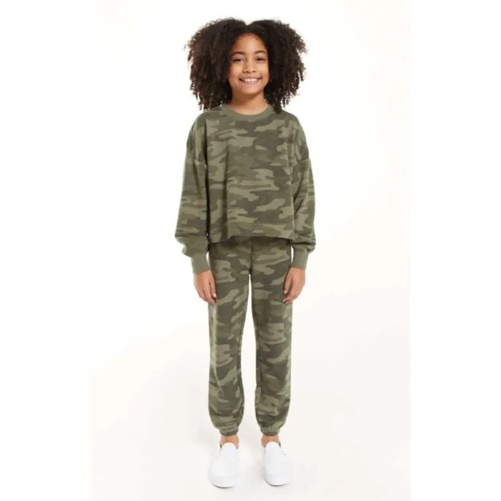 Camouflage sales joggers girls