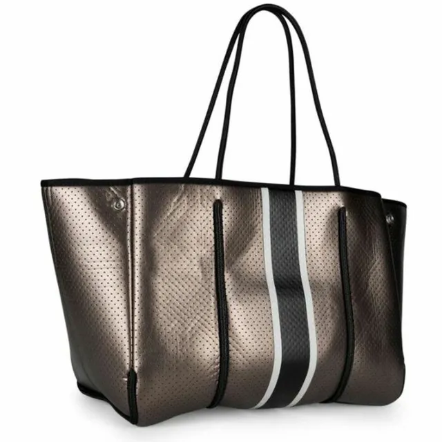 Greyson reversible outlet canvas tote