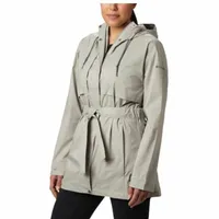 Women's pardon my trench rain jacket hot sale