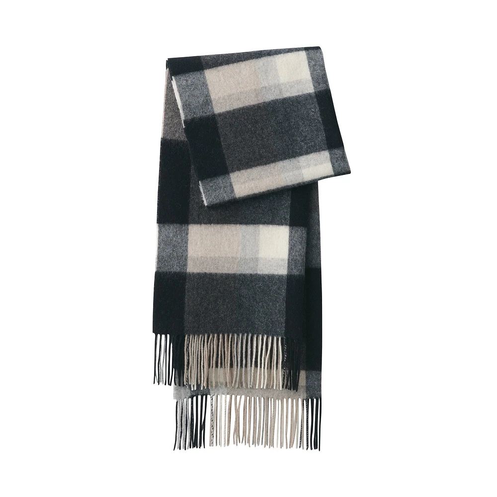 MUJI Wool Blanket Patterned Stole | Yorkdale Mall