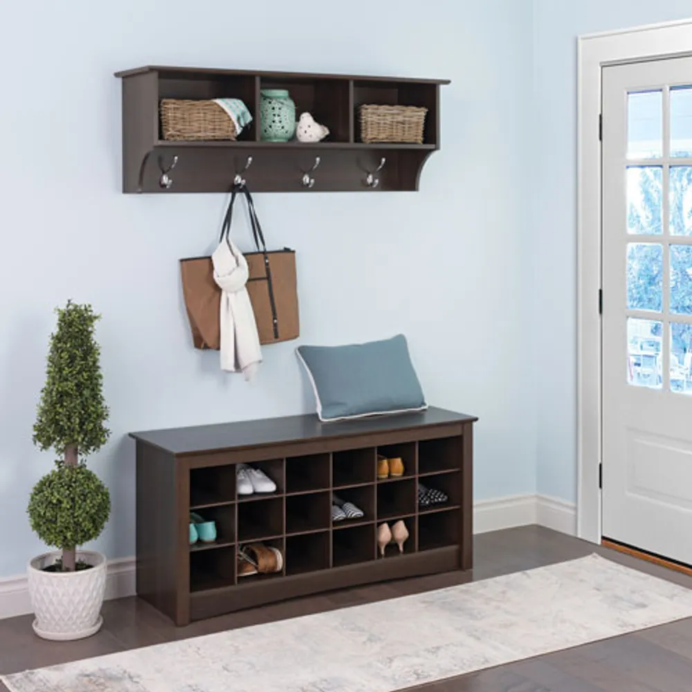 Prepac entryway cubbie shelf 2025