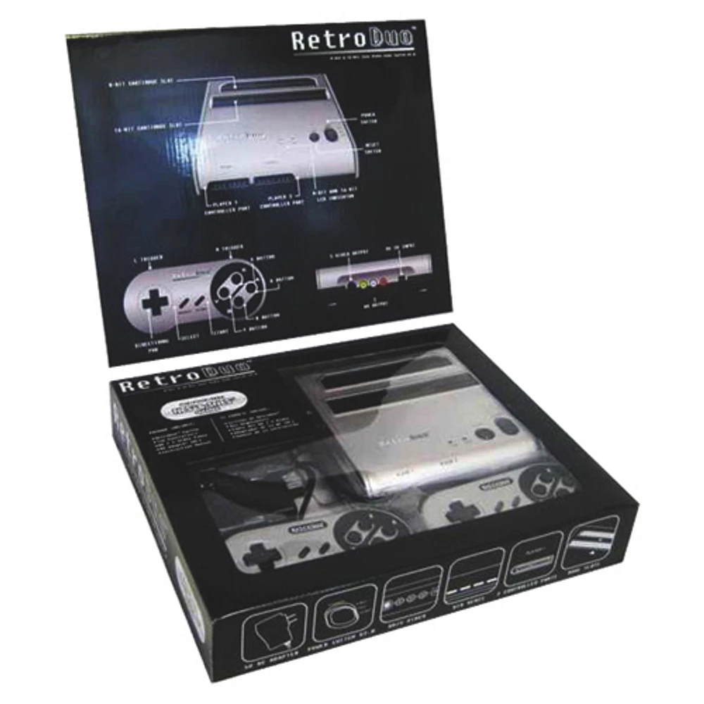 Retro Bit NES SNES Game Console Silver Galeries de la Capitale