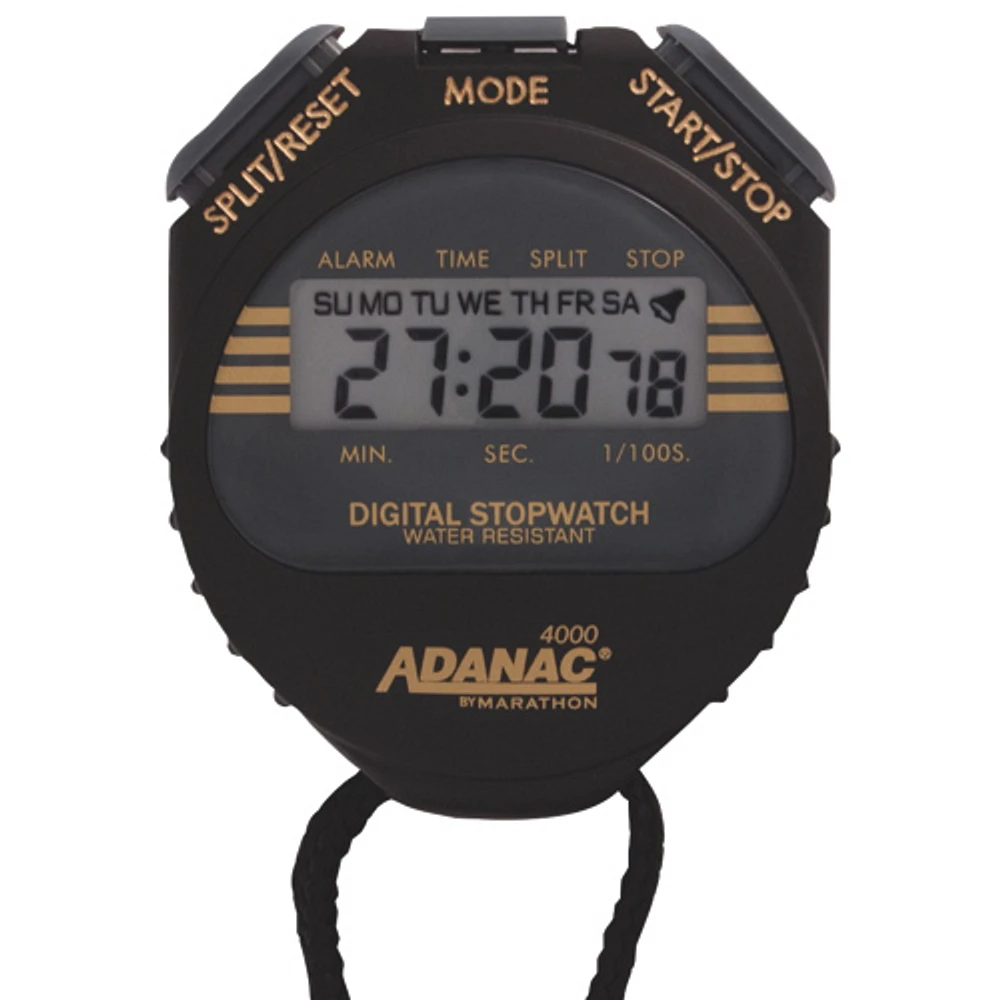 Marathon Adanac 4000 Digital Stopwatch ST083009 Black