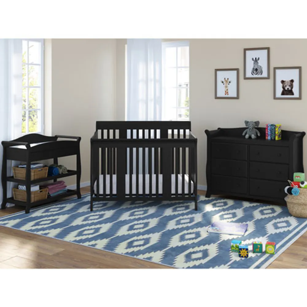 Storkcraft Avalon 6 Drawer Nursery Dresser Black Galeries de la