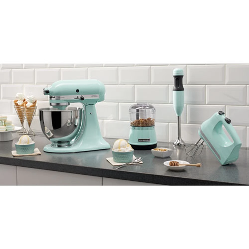 KitchenAid Ultra Power 5 Speed Hand Mixer KHM512IC Ice Blue