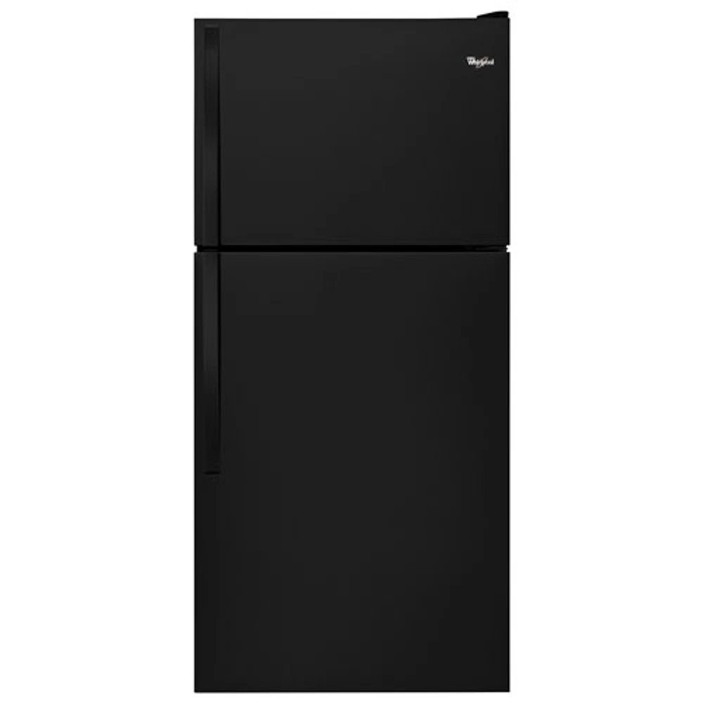 Whirlpool 30" 18.2 Cu. Ft. Top Freezer Refrigerator Black Bramalea