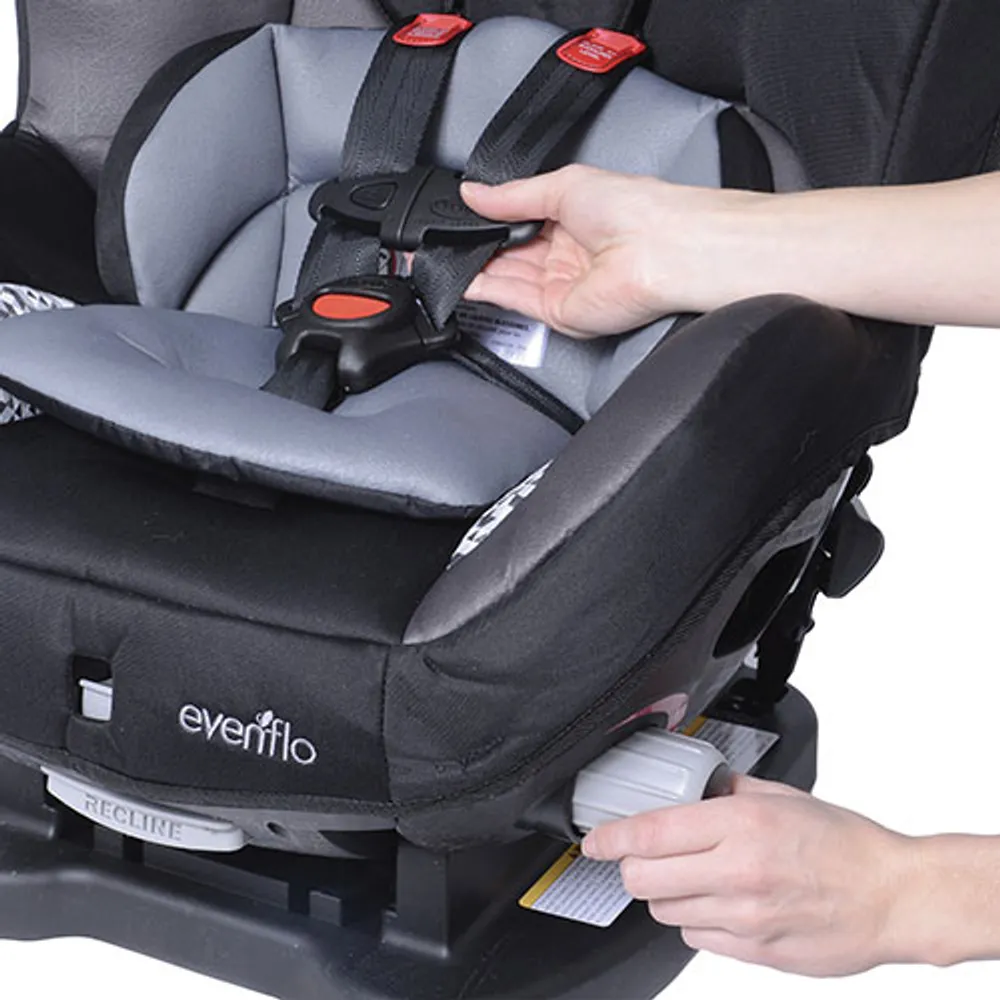 How to recline evenflo triumph top