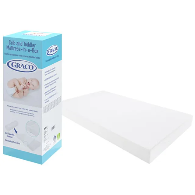 Graco crib and toddler sales mattress in a box