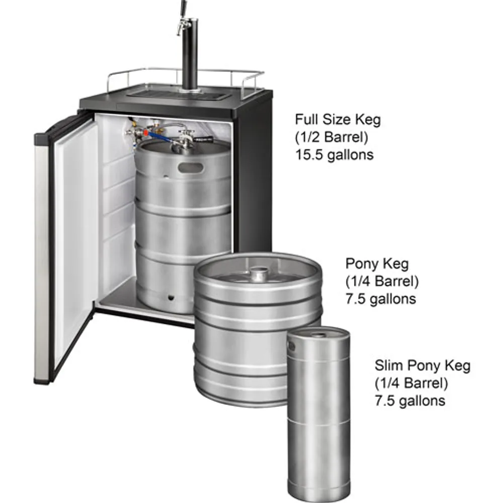 Insignia 2 tap top kegerator