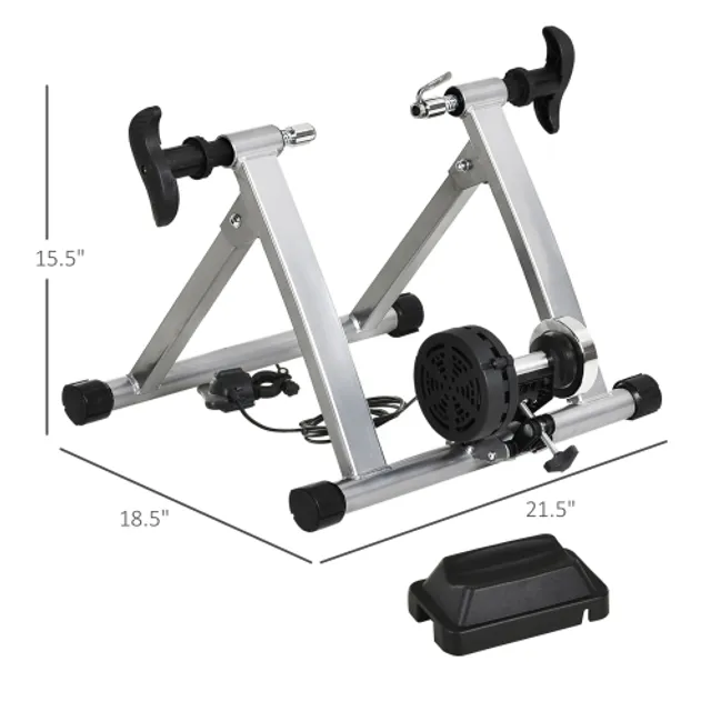 Soozier Bike Trainer Magnetic Bicycle Stand Indoor Exerciser w