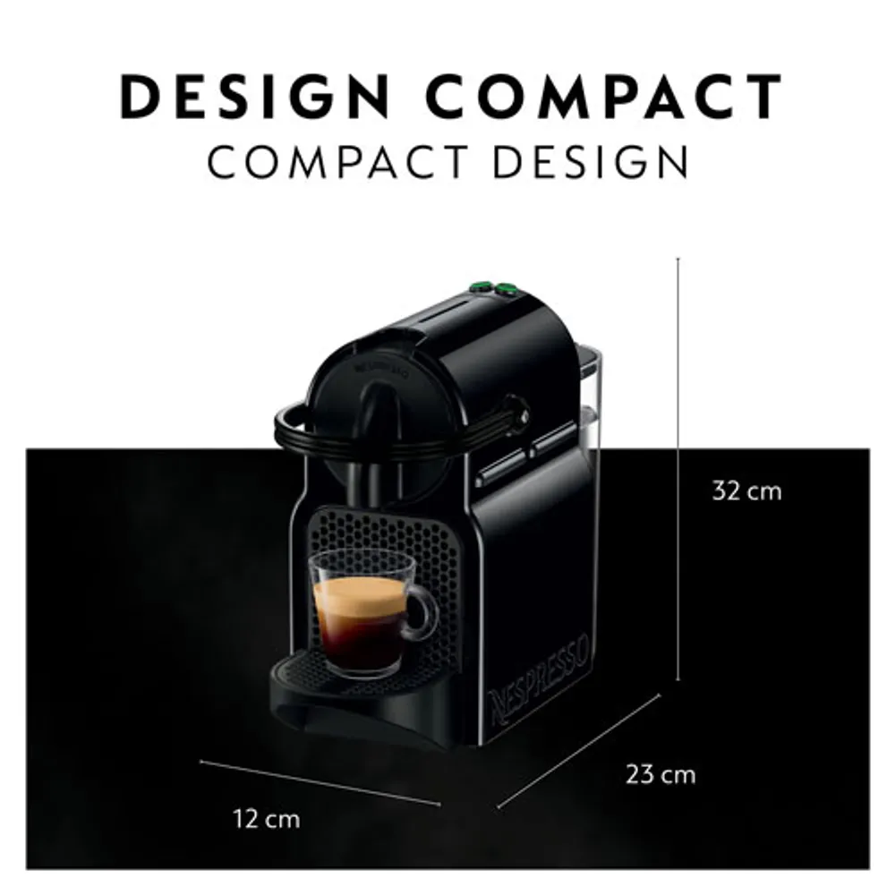 Nespresso Inissia Espresso Machine by De Longhi Black Galeries