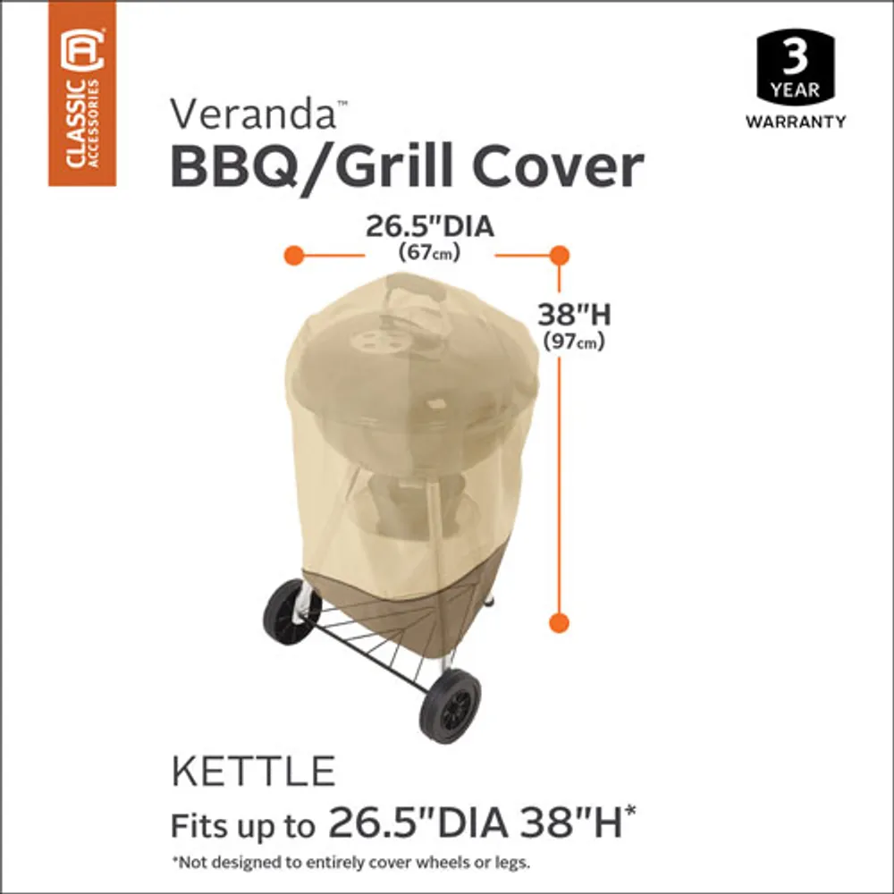 Classic accessories store veranda grill cover