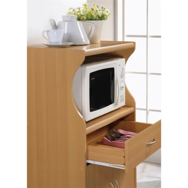 Hodedah microwave on sale cart hik77