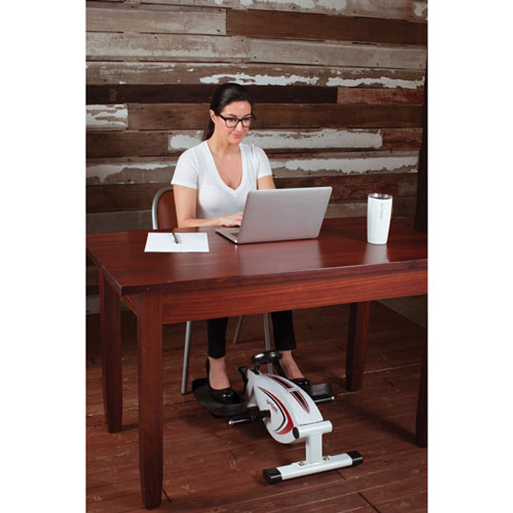 Fitdesk under desk elliptical outlet