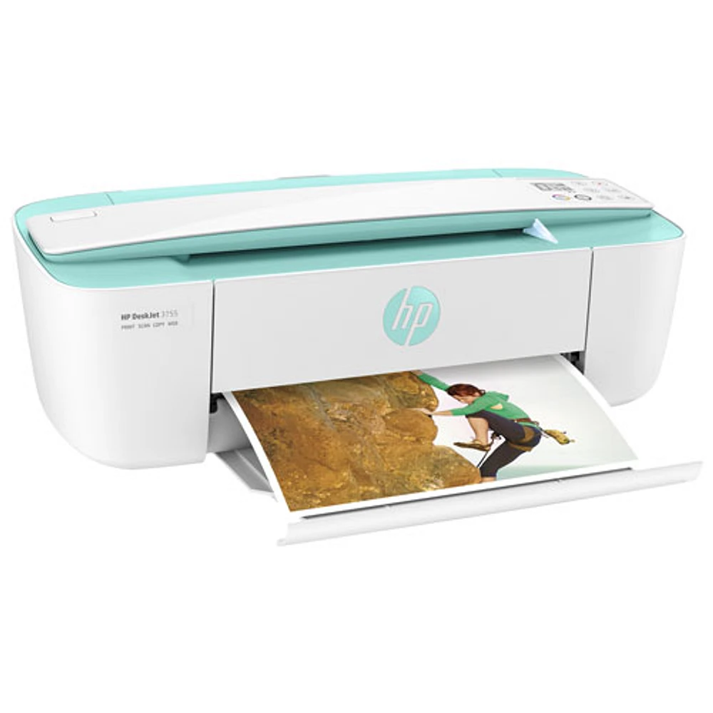 HP DeskJet 3755 Wireless All In One Inkjet Printer Seagrass