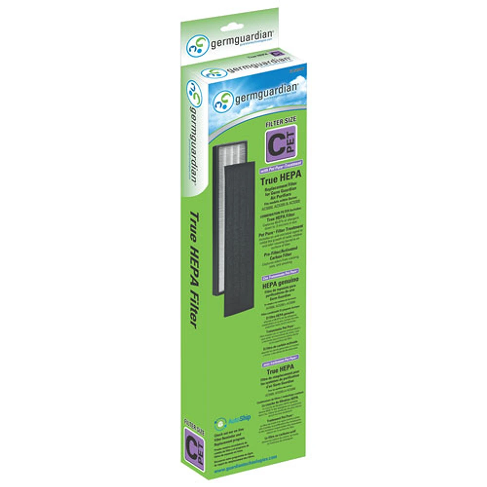 Germ guardian flt5250pt true hepa genuine air purifier replacement filter outlet c