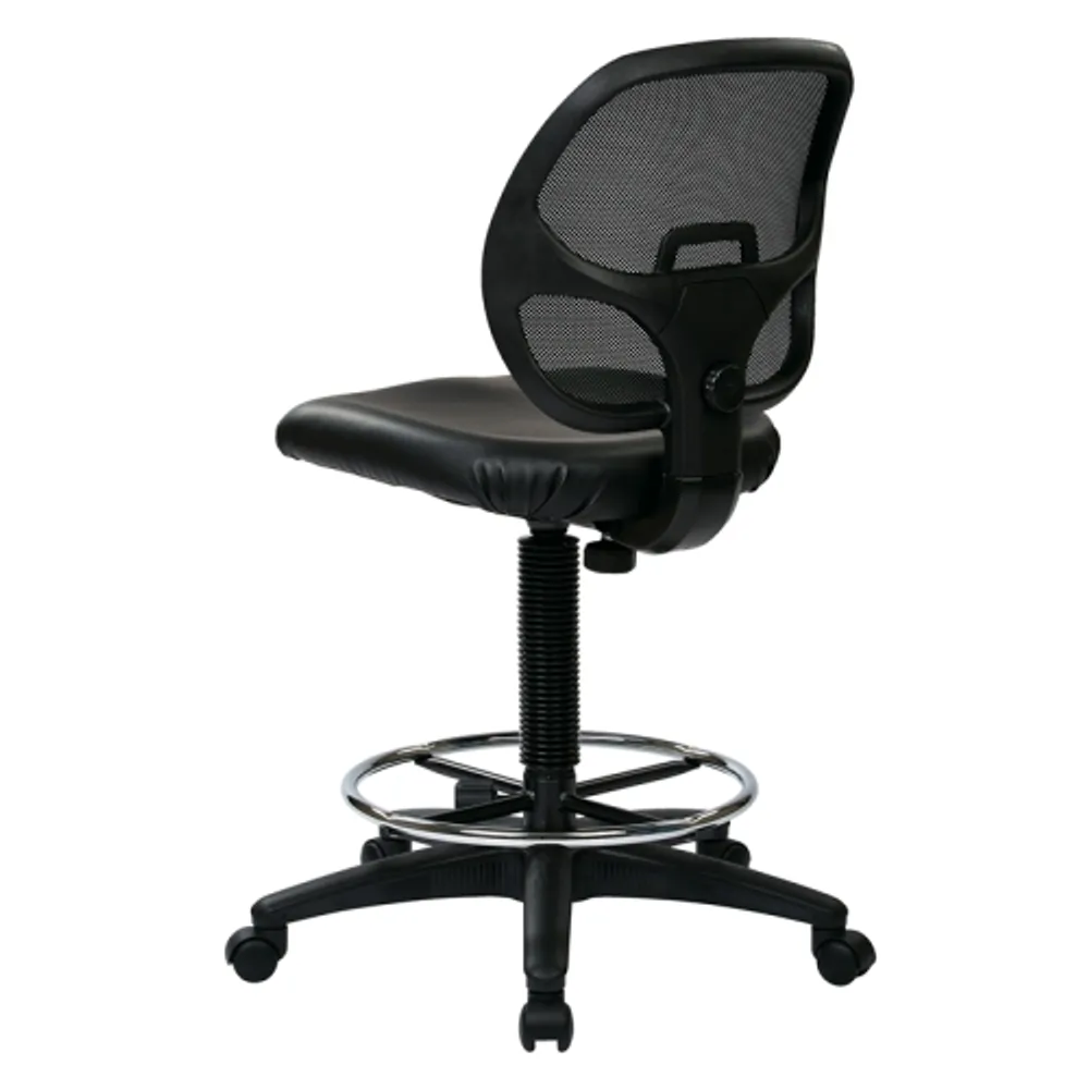 Office star deluxe best sale mesh back drafting chair