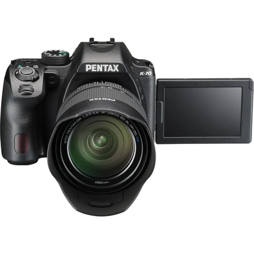 Pentax K-70 DSLR Camera with 18-135mm Lens (Black) | Galeries de