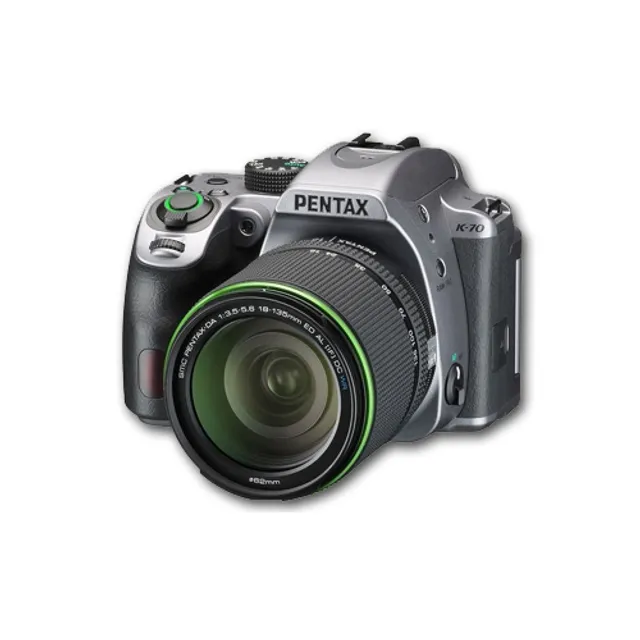 Pentax K-70 with 18-135 WR Kit Silky Silver | Galeries de la Capitale