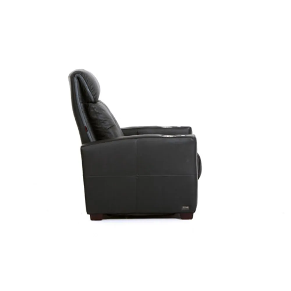Octane Seating Cloud XS850 Leather Recliner Black Coquitlam Centre