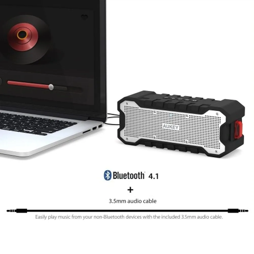 Aukey hotsell bluetooth speaker