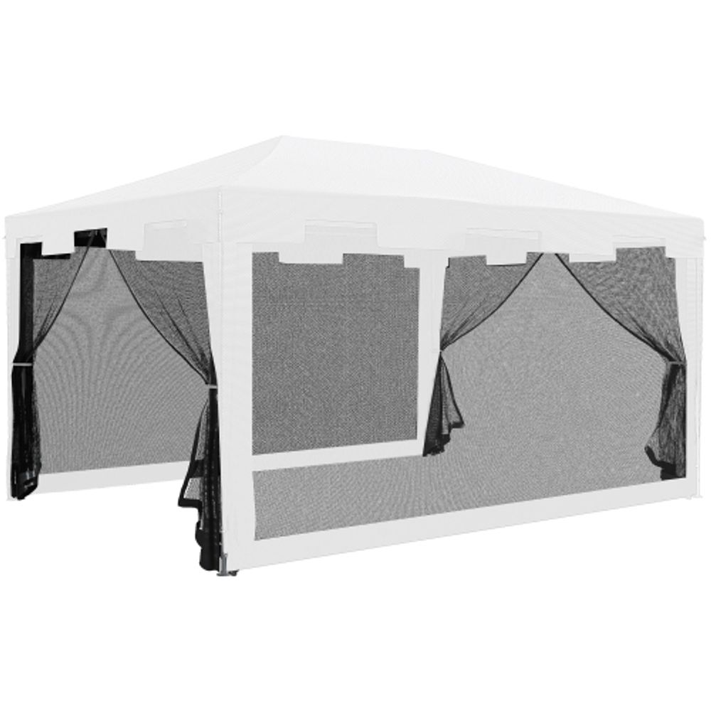 Outsunny 10'x13' Outdoor Gazebo Canopy, Garden Party Tent Patio Sun