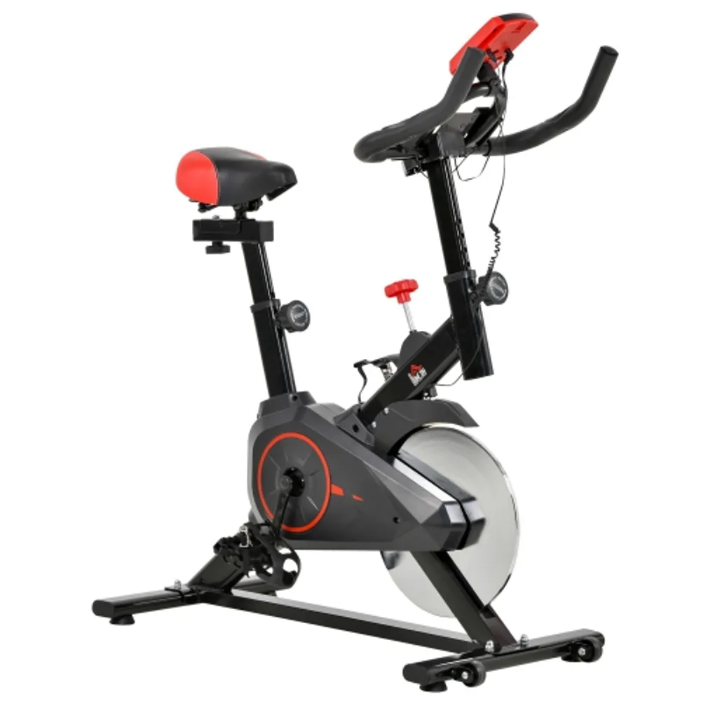 Soozier adjustable stationary online exercise bike