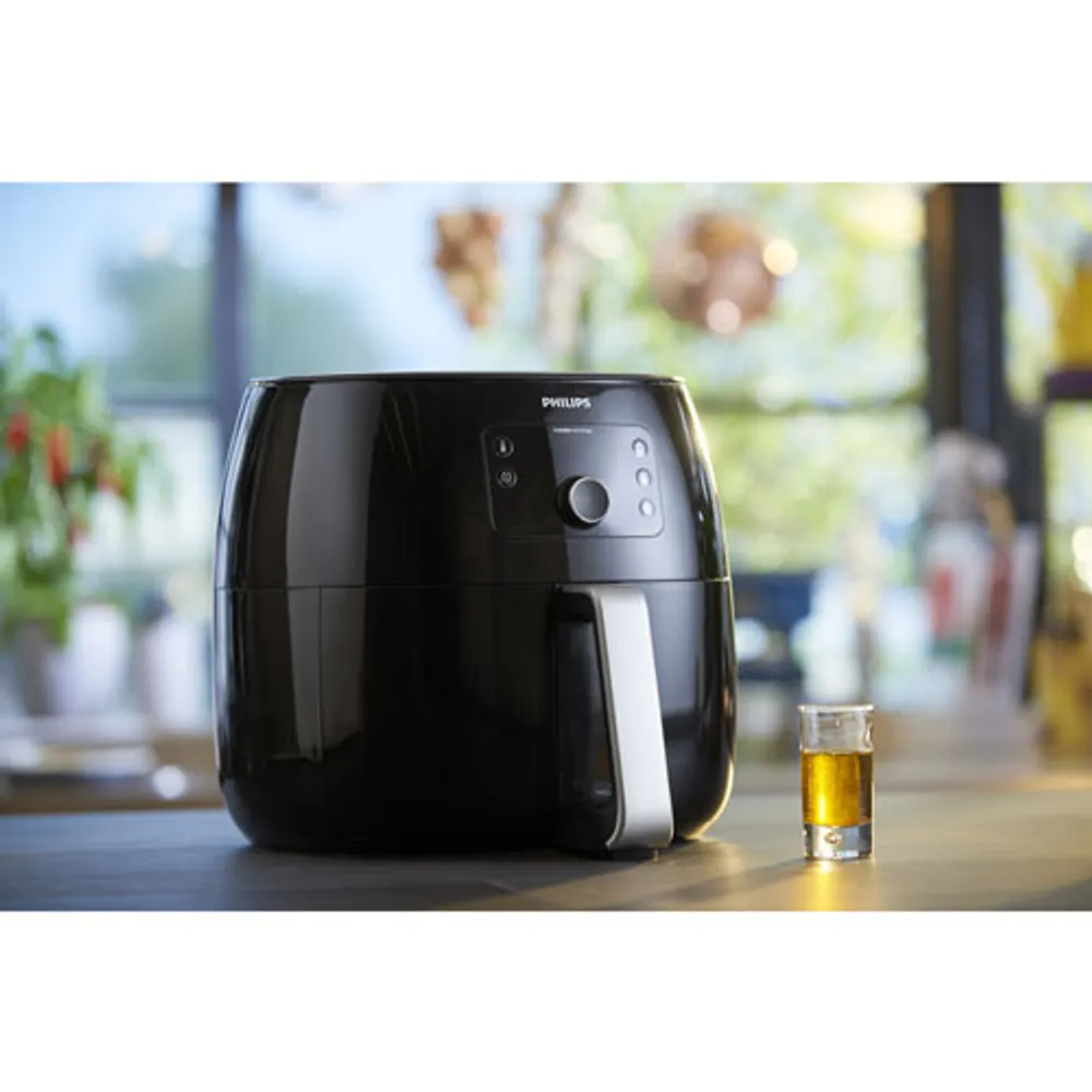 Philips airfryer twin turbostar digital hot sale black