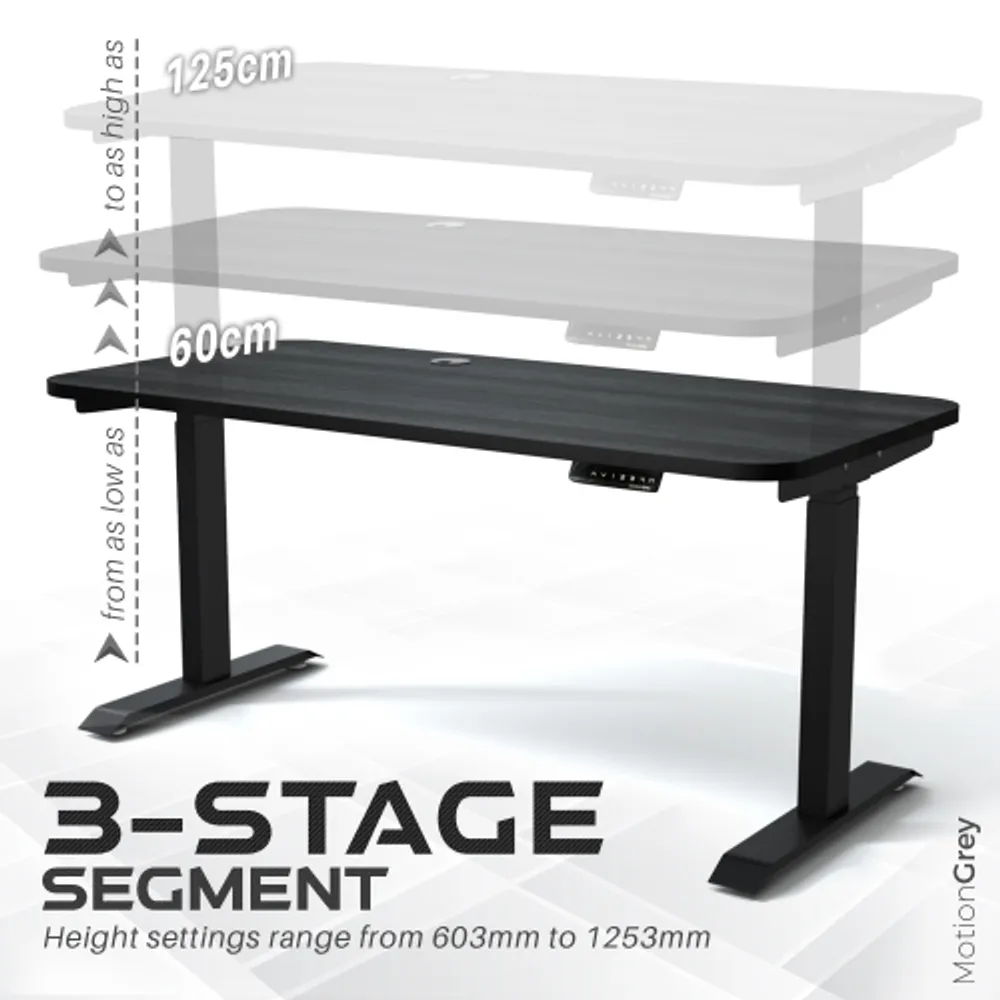 Motiongrey adjustable dual motors electric sit 2025 to stand computer office standing desk