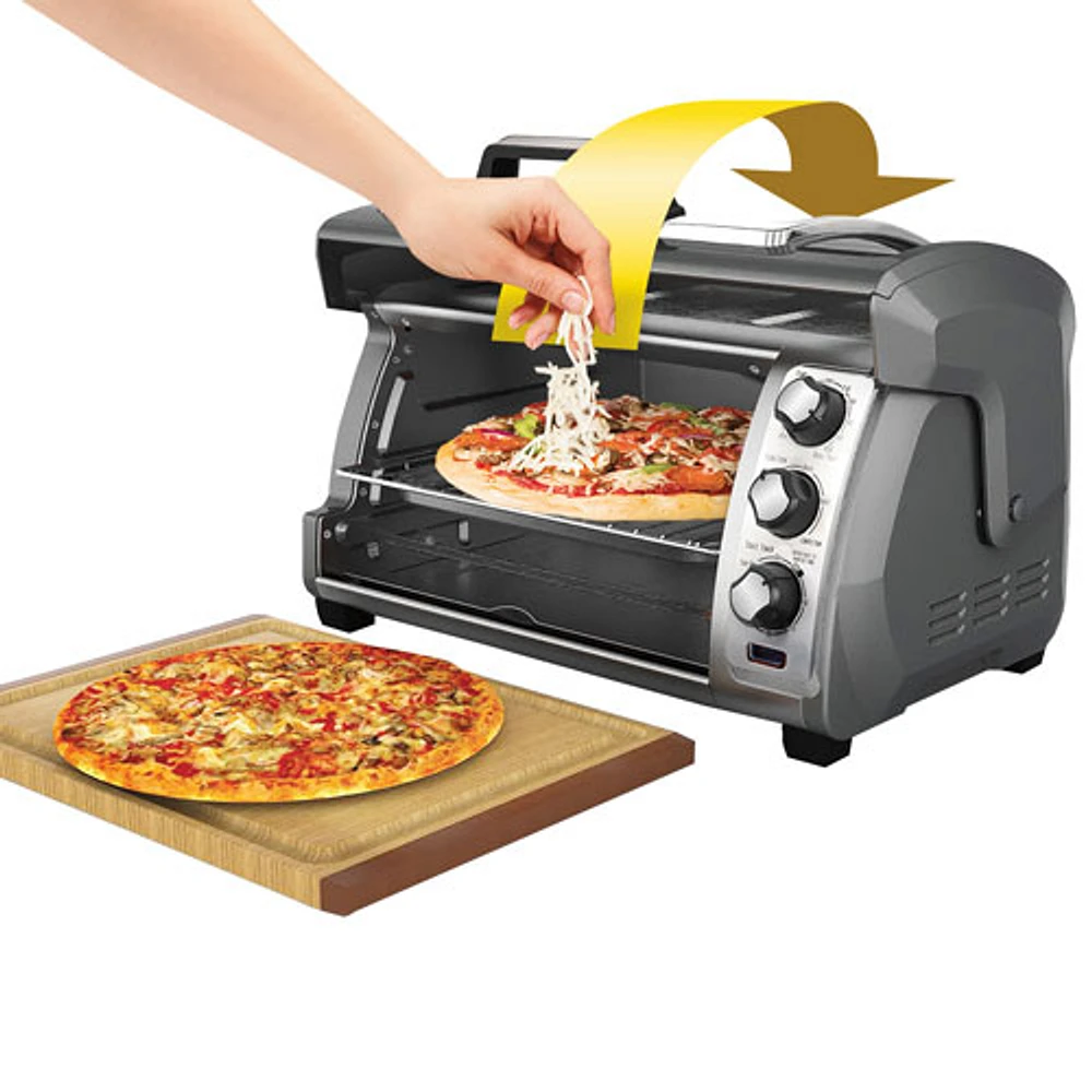 Hamilton Beach Easy Reach 6 Slice Convection Toaster Pizza Oven