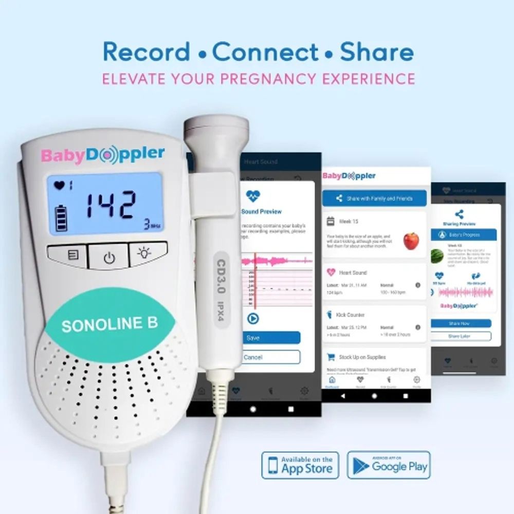 Baby doppler sonoline clearance b heartbeat monitor
