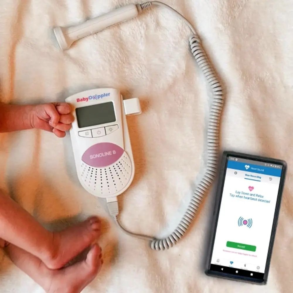 BABY DOPPLER Sonoline B Teal with 3MHz Doppler Probe The