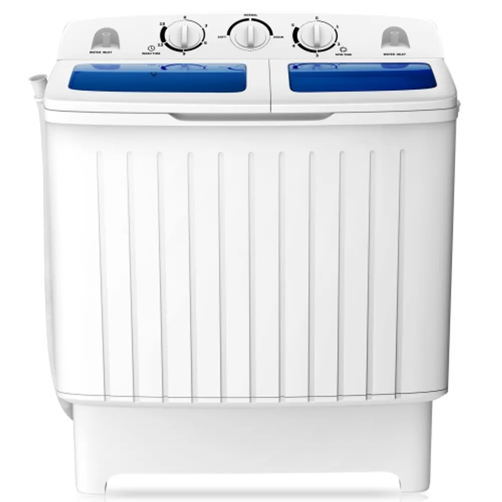 Intexca portable compact twin tub capacity on sale washing machine and washer spin dryer