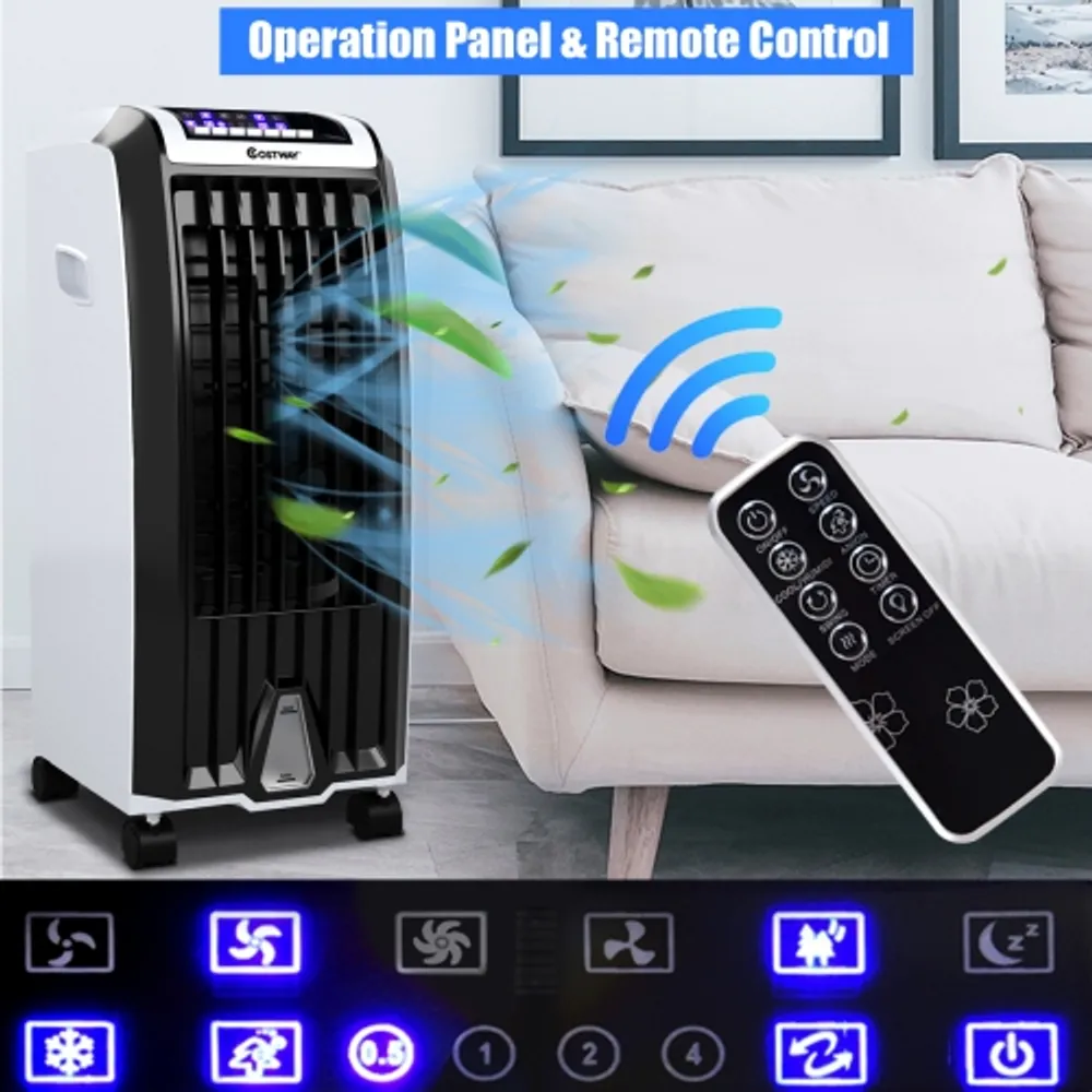 Costway portable air hotsell conditioner cooler fan