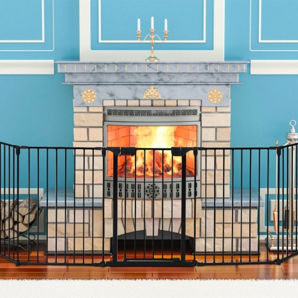 Fireplace safety fence sales