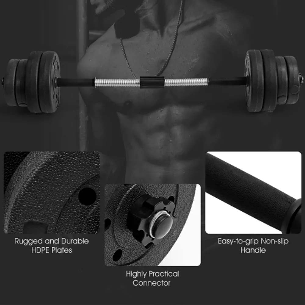 Costway 66 lb dumbbell weight set best sale