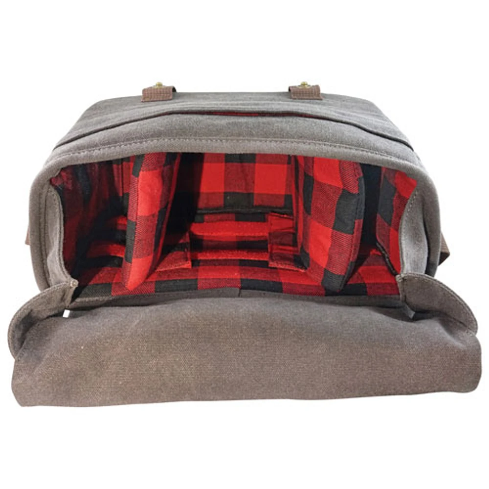 Roots 73 Flannel Digital SLR Camera Bag RG20 Grey Brown