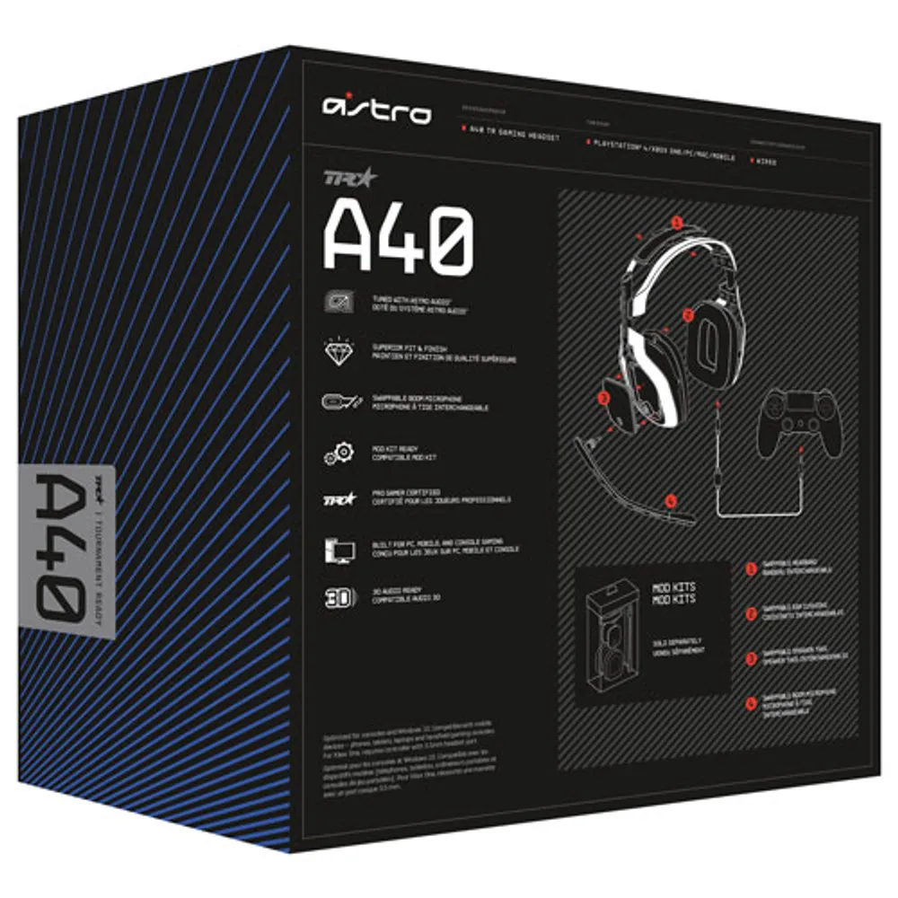 Astro a40 discount static noise pc