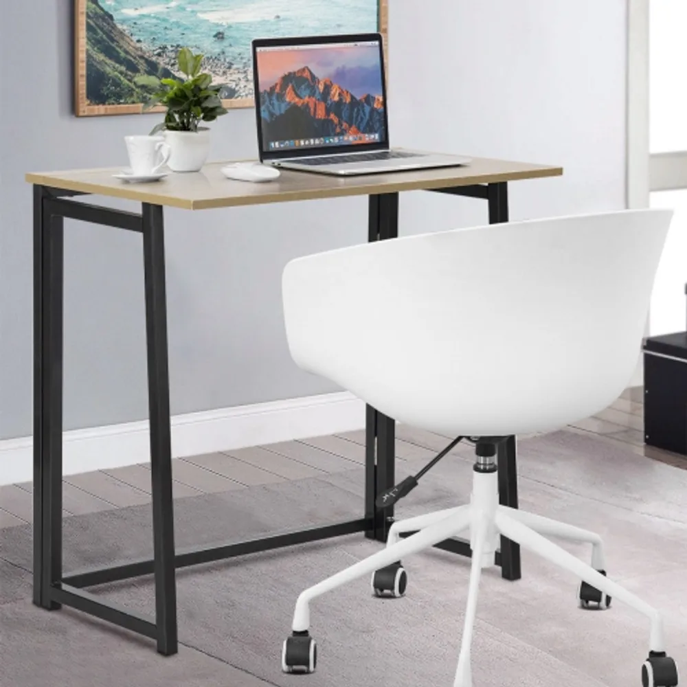 Gymax Foldable Computer Desk Home Office Laptop Table Writing Desk